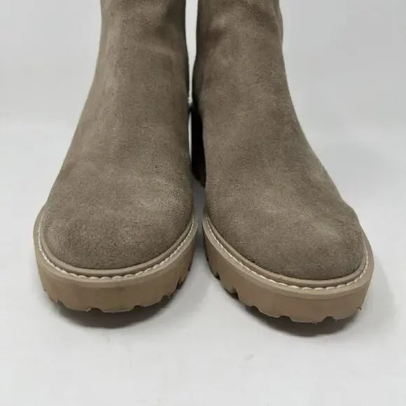Dolce Vita Boots Huey H2O Chelsea Pull On Ankle Booties Taupe Suede Size 7.5‎ - Picture 6 of 13